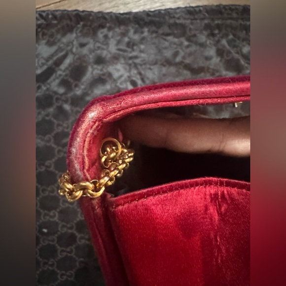 Vintage Gucci Rare Velvet Handbag - Picture 10 of 14